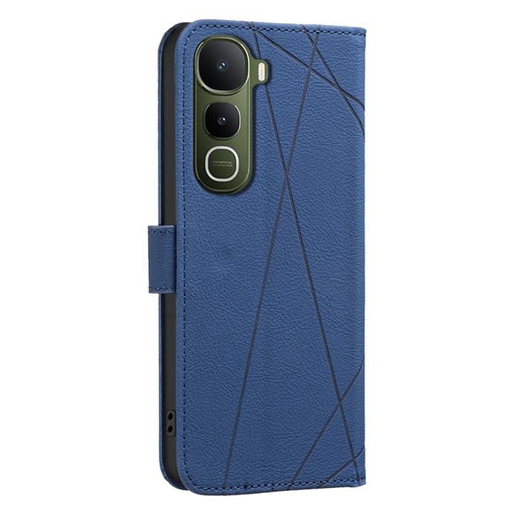For vivo Y400 5G Global Geometric Pattern RFID Leather Phone Case
