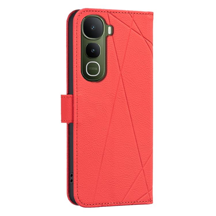 For vivo Y400 5G Global Geometric Pattern RFID Leather Phone Case
