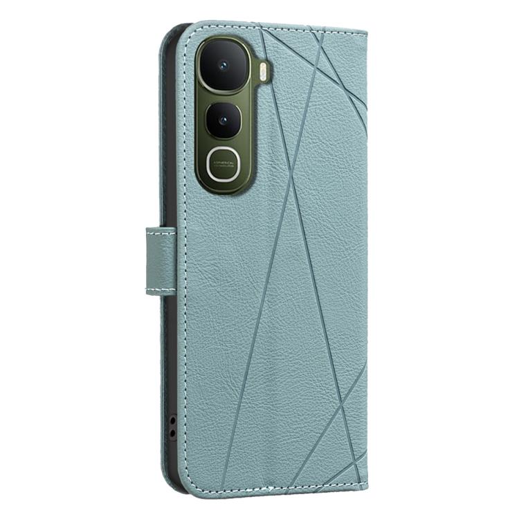 For vivo Y400 5G Global Geometric Pattern RFID Leather Phone Case