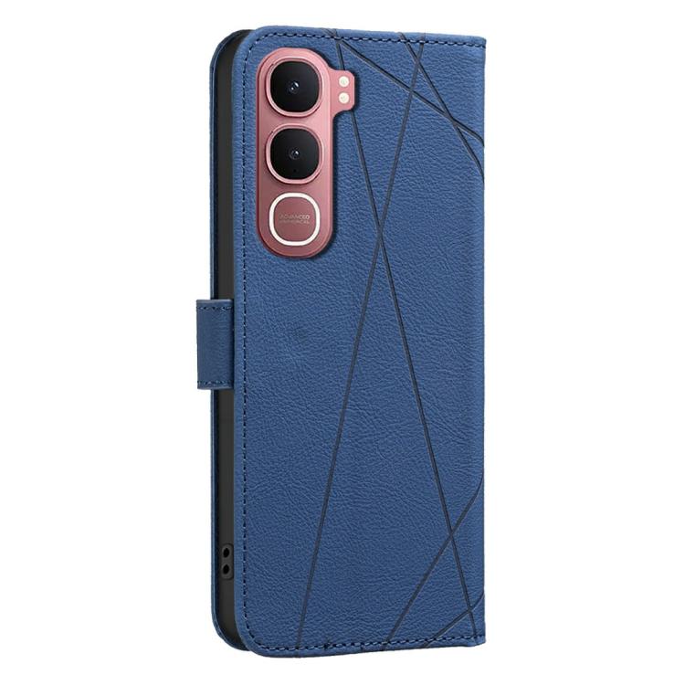 For vivo Y31 5G 2025 Geometric Pattern RFID Leather Phone Case