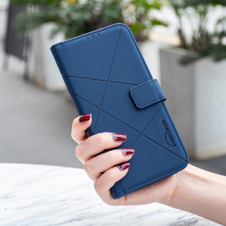 For vivo Y21 5G 2026 / Y05 4G Geometric Pattern RFID Leather Phone Case