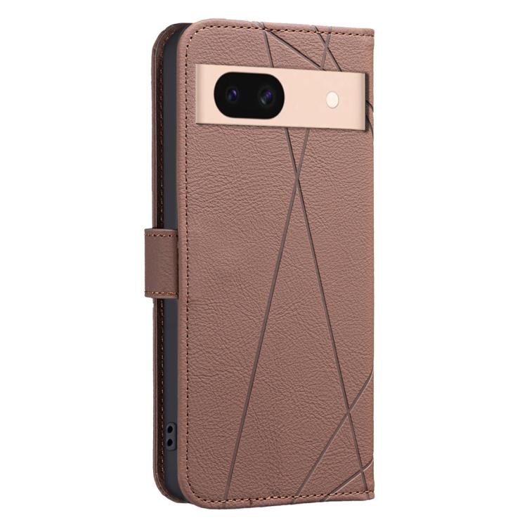 For Google Pixel 8 Geometric Pattern RFID Leather Phone Case