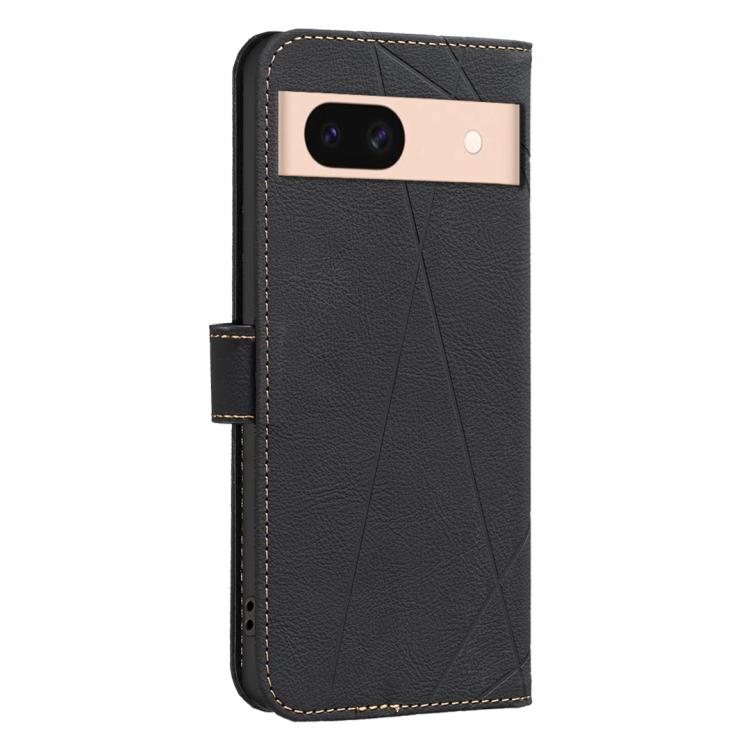 For Google Pixel 8 Geometric Pattern RFID Leather Phone Case