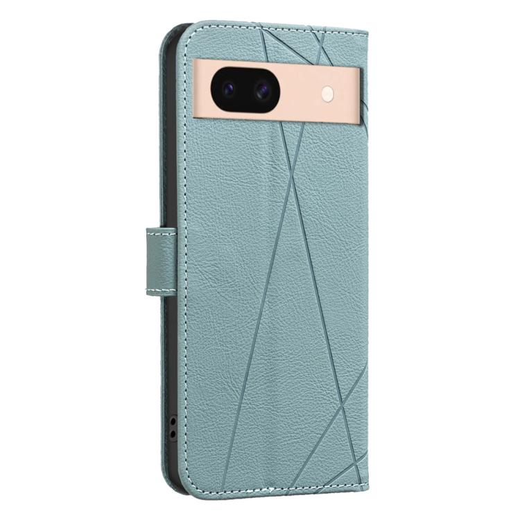 For Google Pixel 8a Geometric Pattern RFID Leather Phone Case