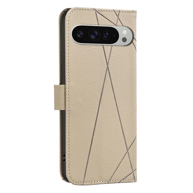 For Google Pixel 9 Pro XL Geometric Pattern RFID Leather Phone Case