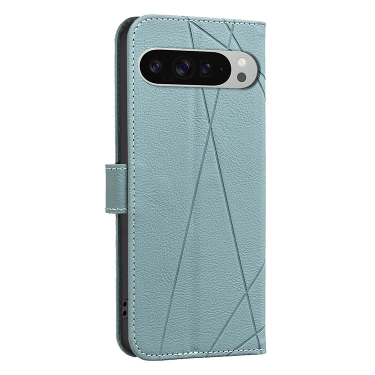 For Google Pixel 9 Pro XL Geometric Pattern RFID Leather Phone Case