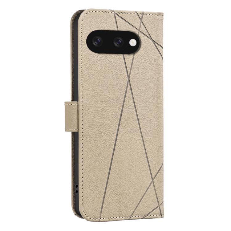 For Google Pixel 9a Geometric Pattern RFID Leather Phone Case
