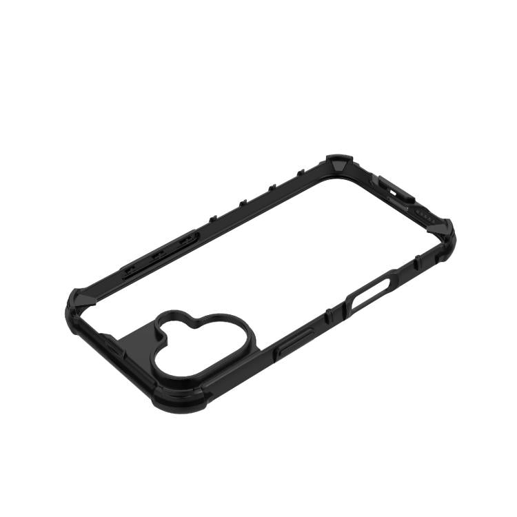 For iPhone 16 Grating Solid Color MagSafe Magnetic Phone Case