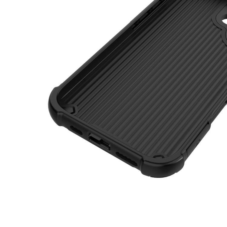 For iPhone 16 Grating Solid Color MagSafe Magnetic Phone Case