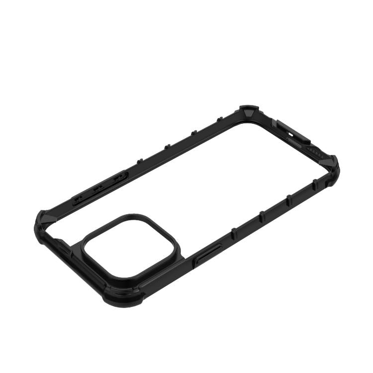 For iPhone 15 Pro Max Grating Solid Color MagSafe Magnetic Phone Case
