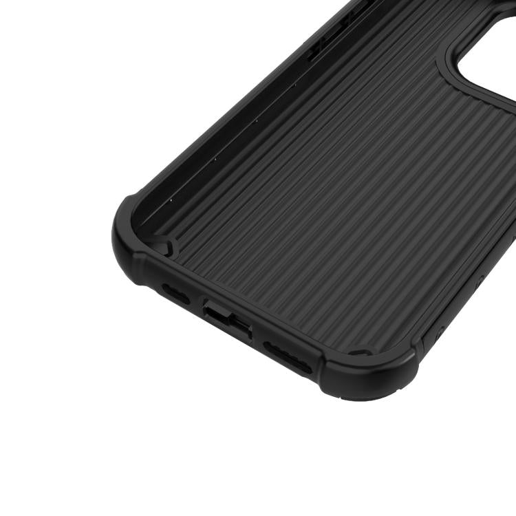 For iPhone 15 Pro Grating Solid Color MagSafe Magnetic Phone Case