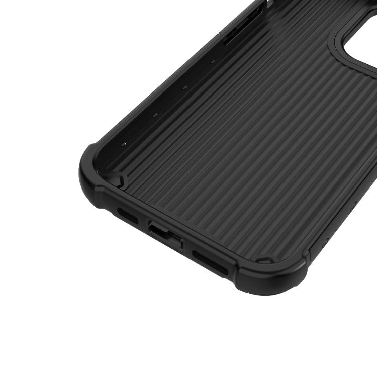 For iPhone 13 Pro Grating Solid Color MagSafe Magnetic Phone Case