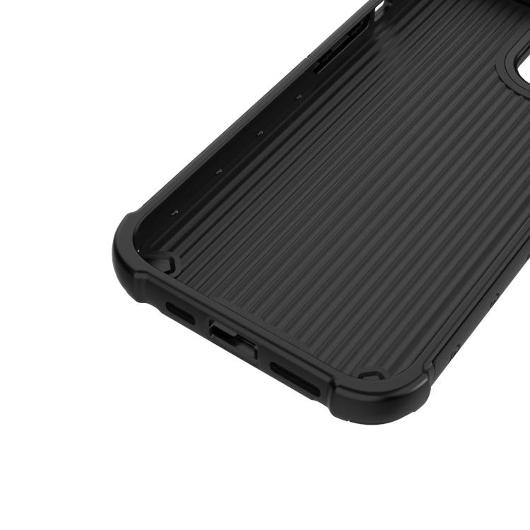 For iPhone 13 Grating Solid Color MagSafe Magnetic Phone Case