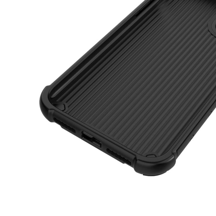 For iPhone 11 Grating Solid Color MagSafe Magnetic Phone Case