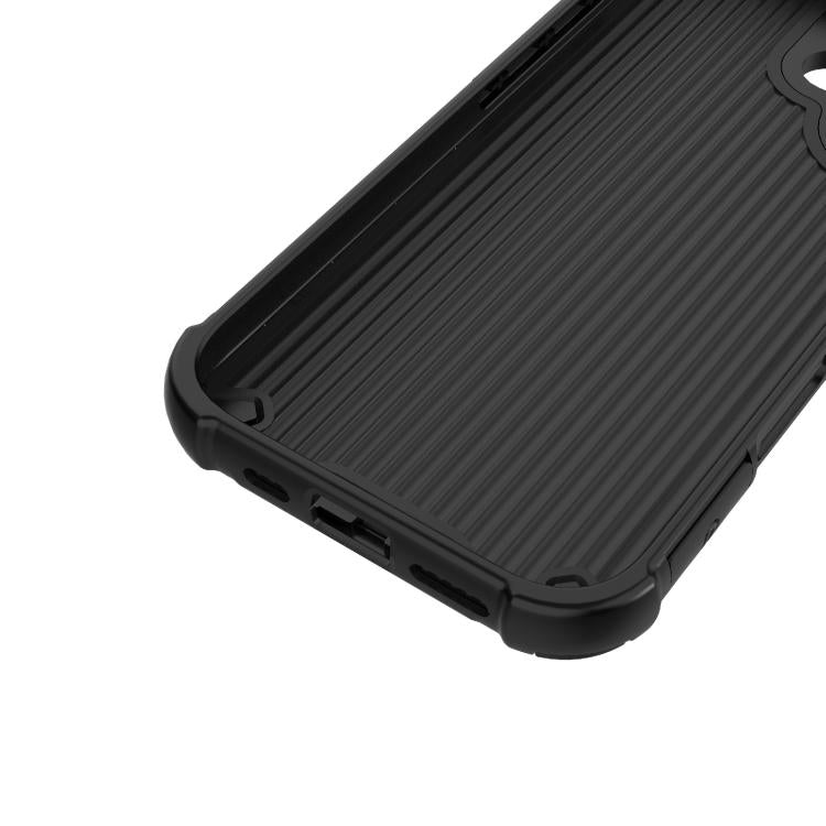 For iPhone 17 Grating Solid Color MagSafe Magnetic Phone Case