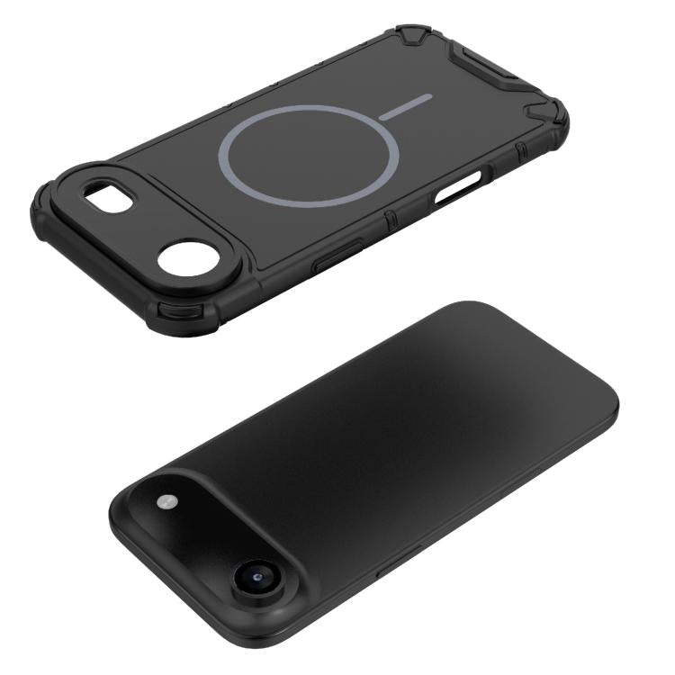 For iPhone Air Grating Solid Color MagSafe Magnetic Phone Case