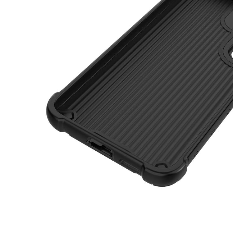 For Samsung Galaxy S25 5G Grating Solid Color MagSafe Magnetic Phone Case