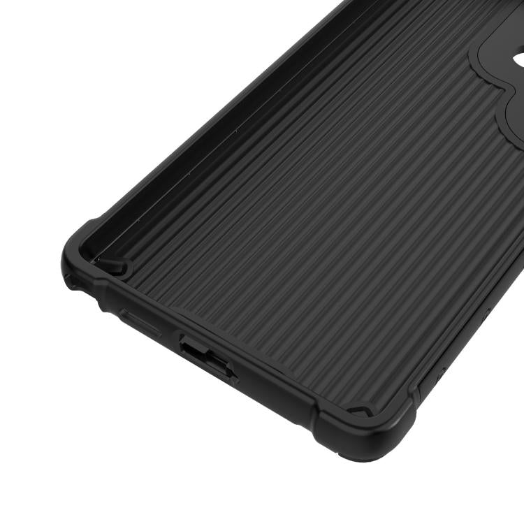 For Samsung Galaxy S25 Ultra 5G Grating Solid Color MagSafe Magnetic Phone Case