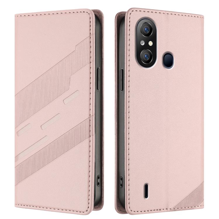 For itel A58 Lite Embossed Multi-functional Wallet Retro Leather Phone Case