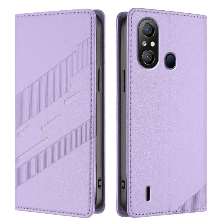 For itel A58 Lite Embossed Multi-functional Wallet Retro Leather Phone Case