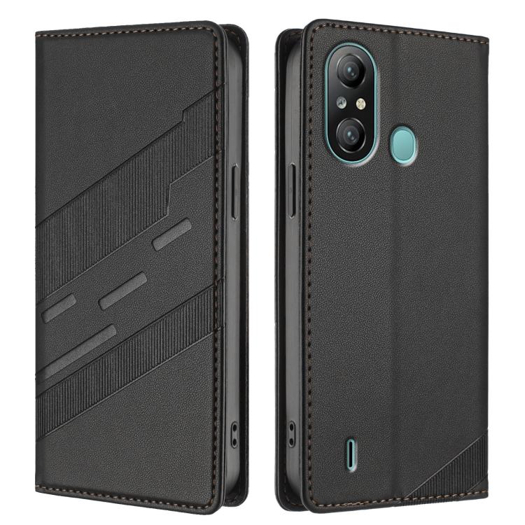 For itel A49 Play Embossed Multi-functional Wallet Retro Leather Phone Case