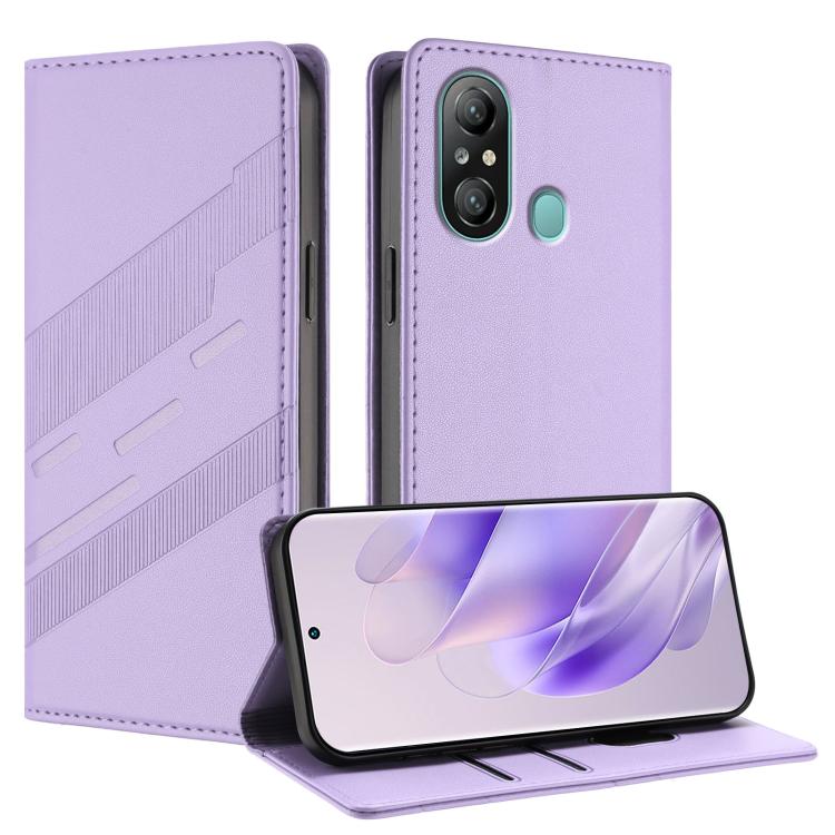 For itel A49 Play Embossed Multi-functional Wallet Retro Leather Phone Case