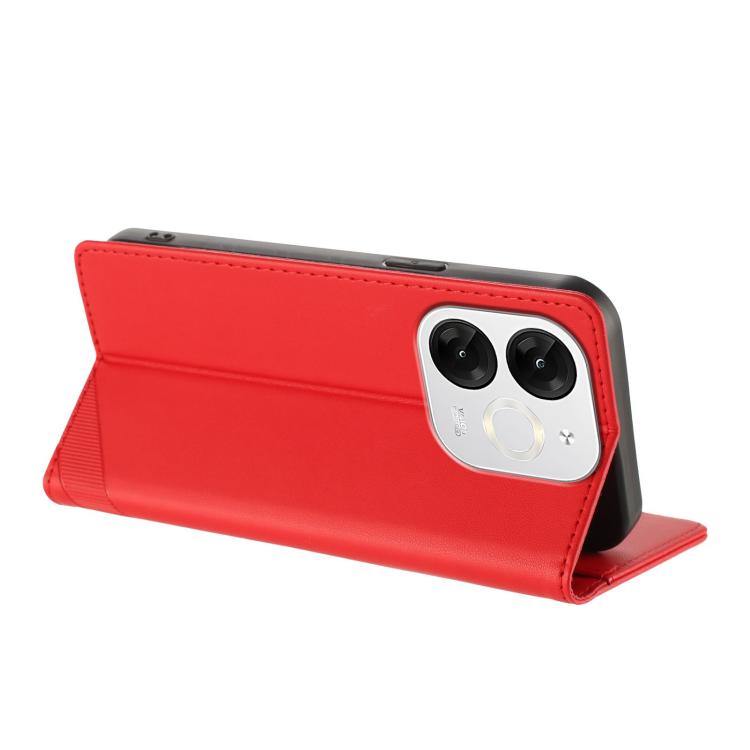 For itel A80 Embossed Multi-functional Wallet Retro Leather Phone Case