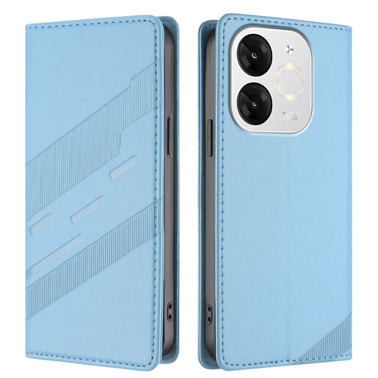 For itel A80 Embossed Multi-functional Wallet Retro Leather Phone Case