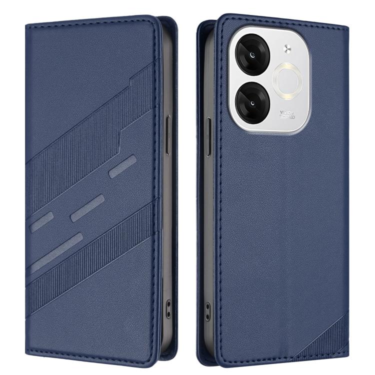 For itel A80 Embossed Multi-functional Wallet Retro Leather Phone Case