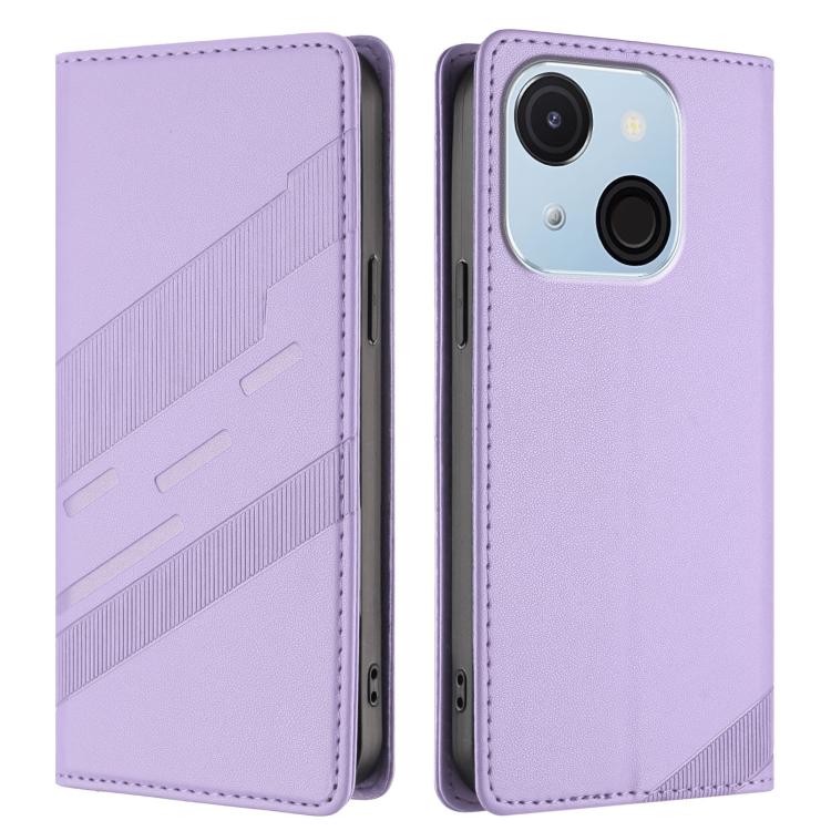 For itel A50C Embossed Multi-functional Wallet Retro Leather Phone Case