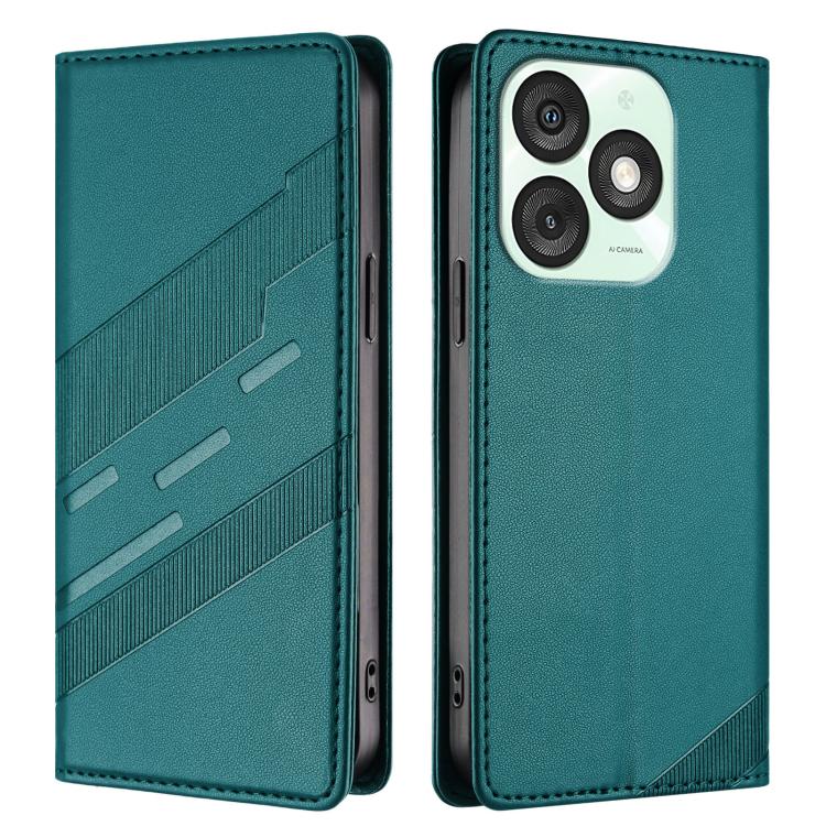 For itel A50 Embossed Multi-functional Wallet Retro Leather Phone Case
