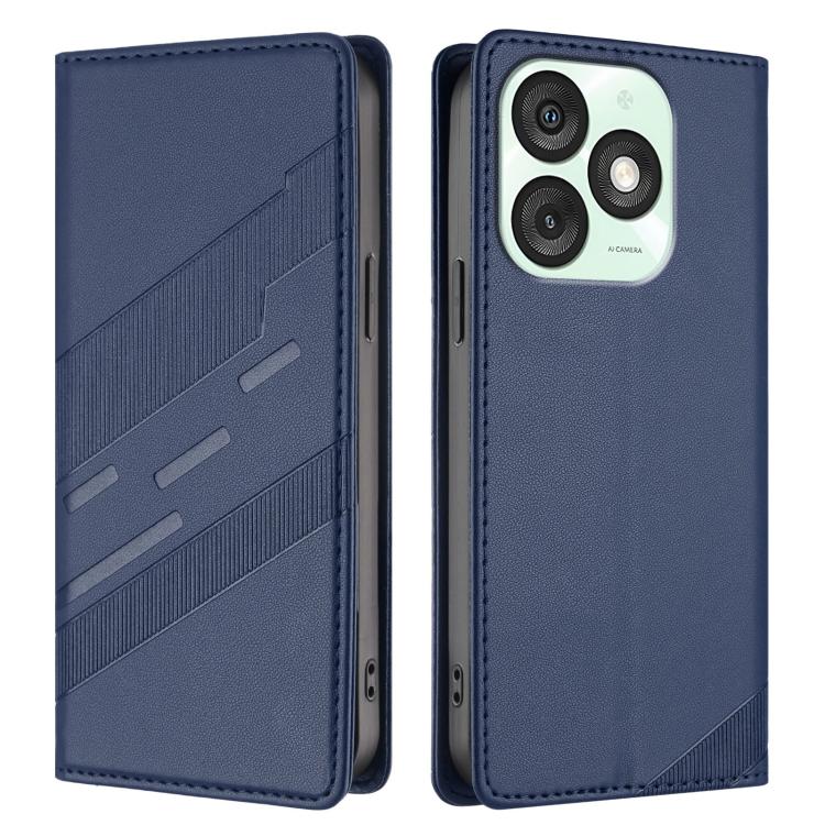 For itel A50 Embossed Multi-functional Wallet Retro Leather Phone Case