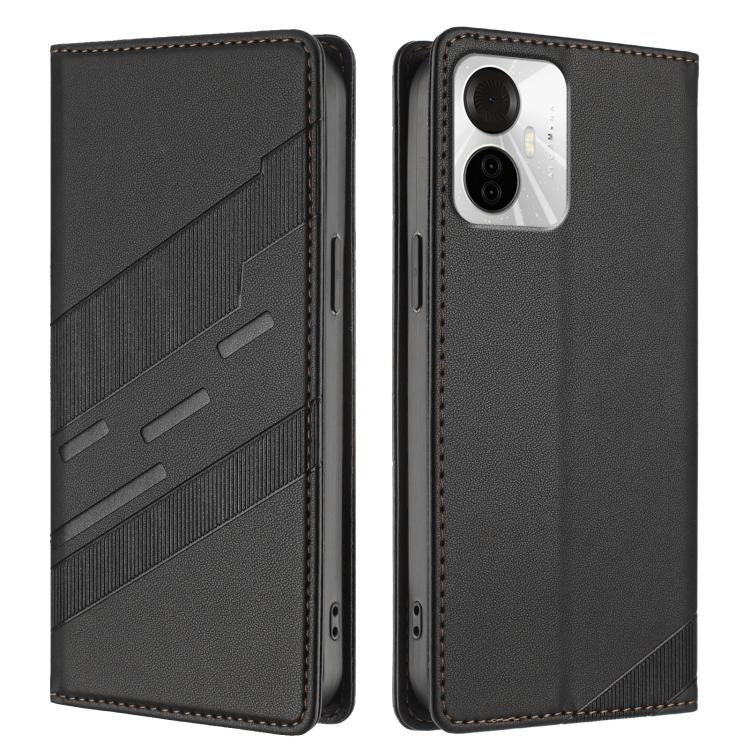 For itel S18 Pro Embossed Multi-functional Wallet Retro Leather Phone Case