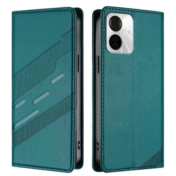For itel S18 Pro Embossed Multi-functional Wallet Retro Leather Phone Case