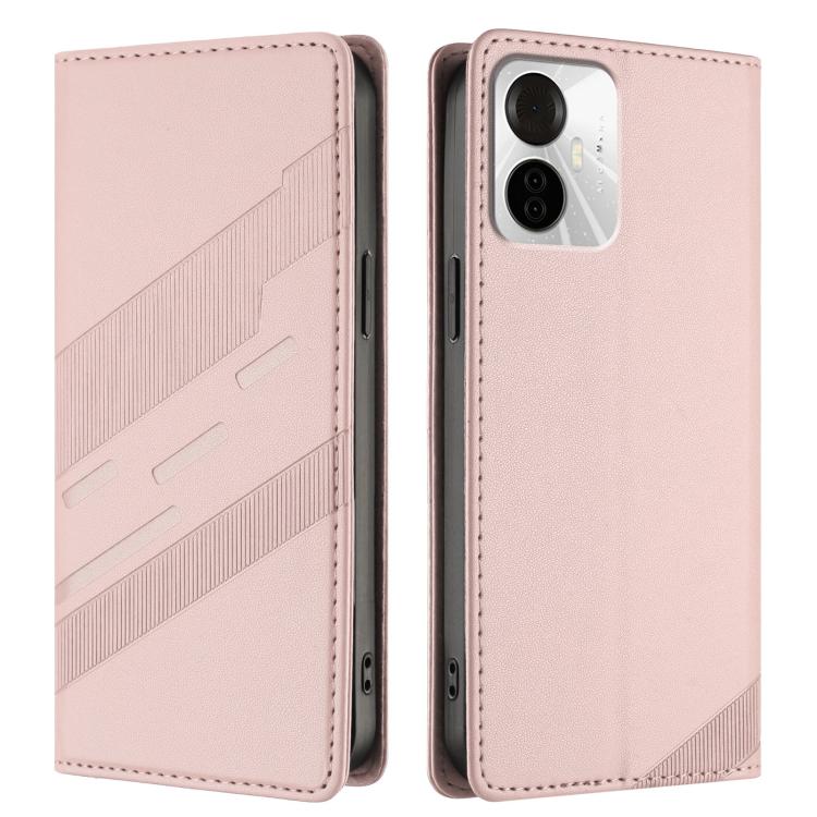 For itel S18 Pro Embossed Multi-functional Wallet Retro Leather Phone Case