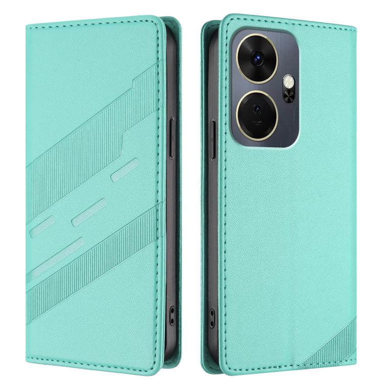 For itel P55+ Embossed Multi-functional Wallet Retro Leather Phone Case