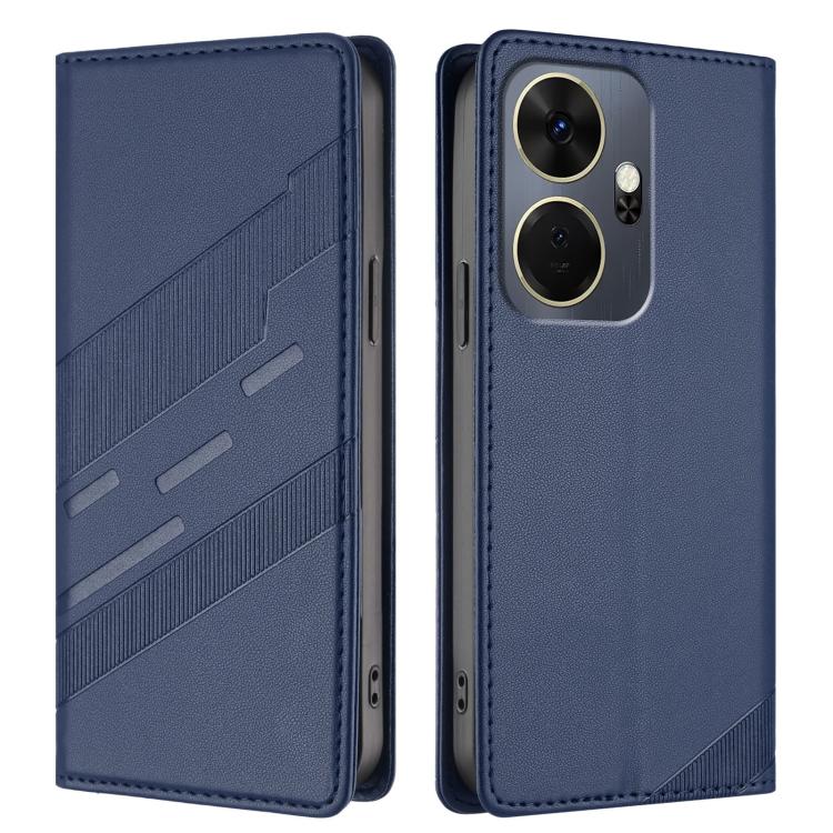 For itel P55+ Embossed Multi-functional Wallet Retro Leather Phone Case