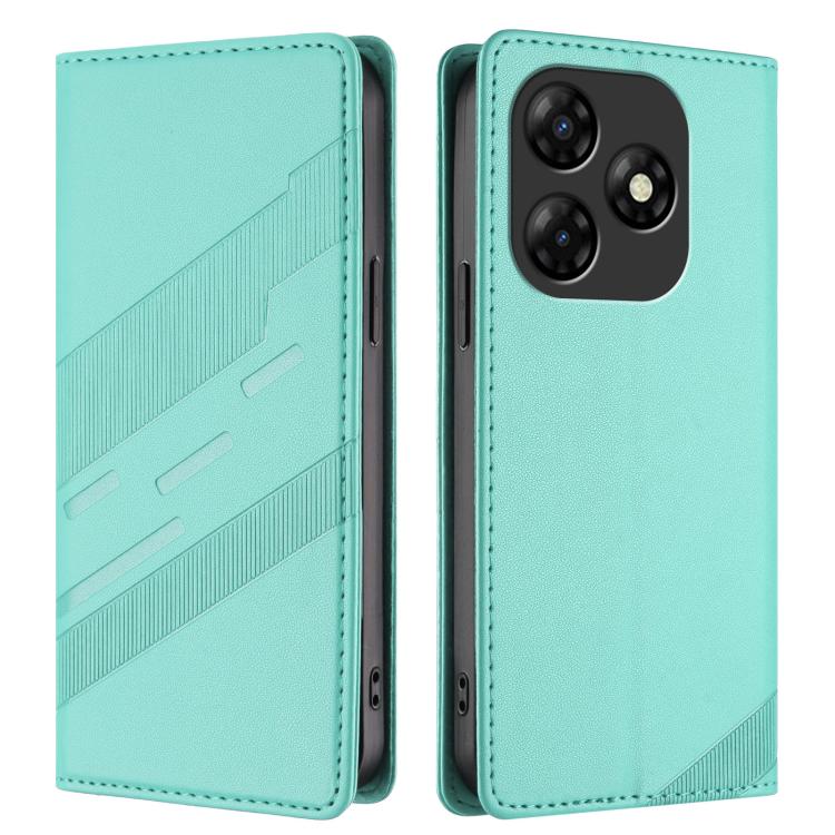 For itel P55 4G Embossed Multi-functional Wallet Retro Leather Phone Case
