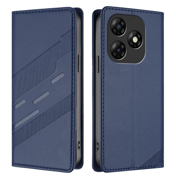 For itel P55 4G Embossed Multi-functional Wallet Retro Leather Phone Case