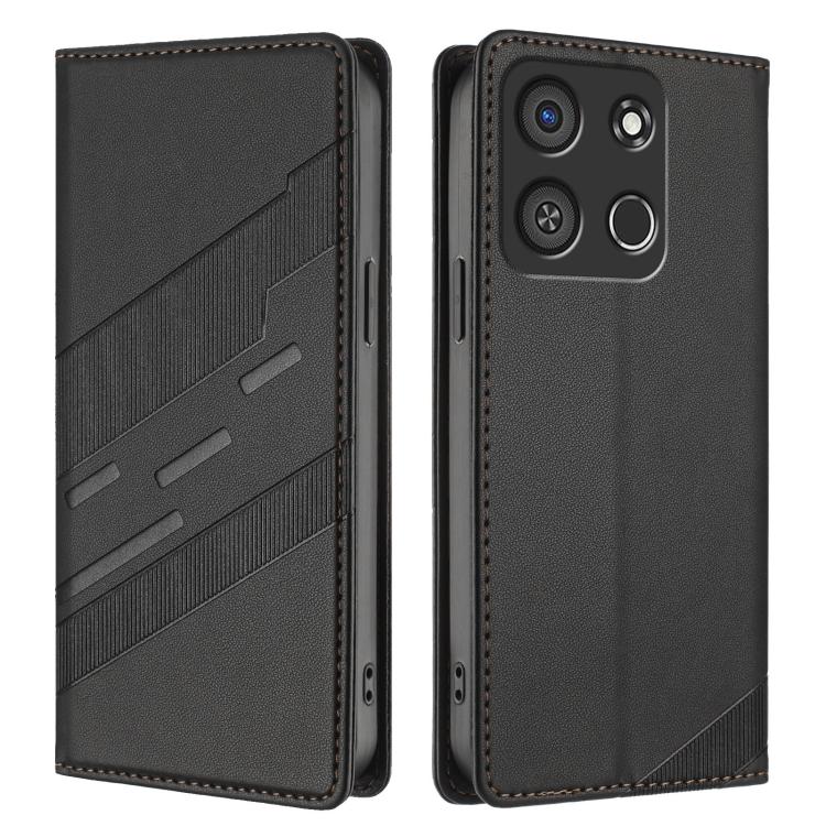 For itel A05s Embossed Multi-functional Wallet Retro Leather Phone Case
