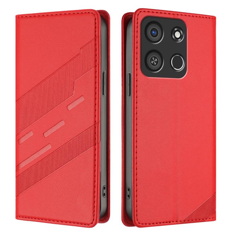 For itel A05s Embossed Multi-functional Wallet Retro Leather Phone Case