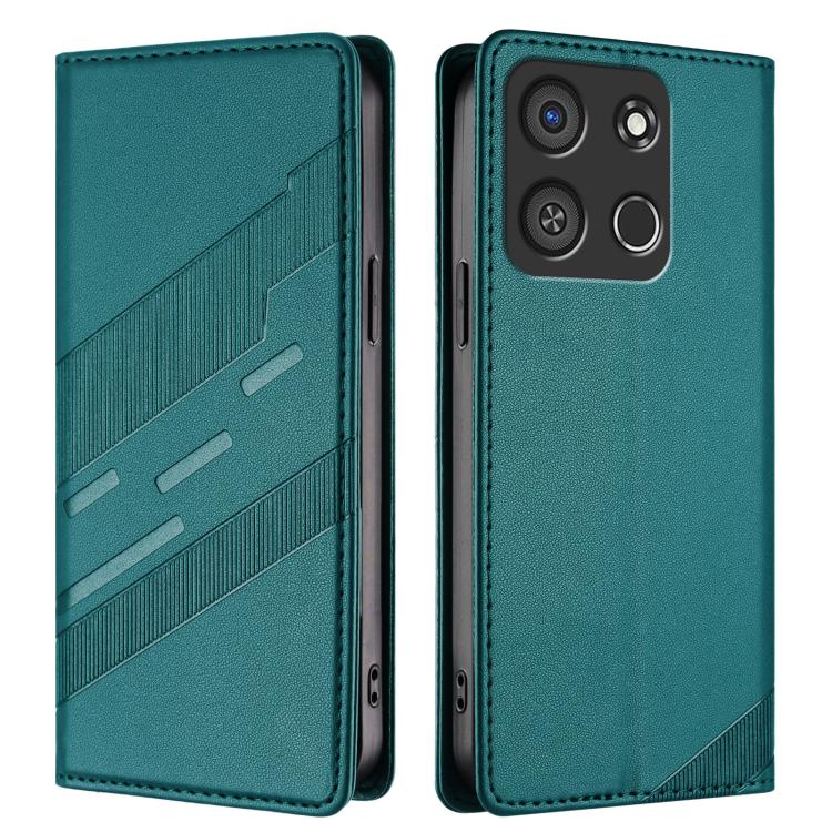 For itel A05s Embossed Multi-functional Wallet Retro Leather Phone Case