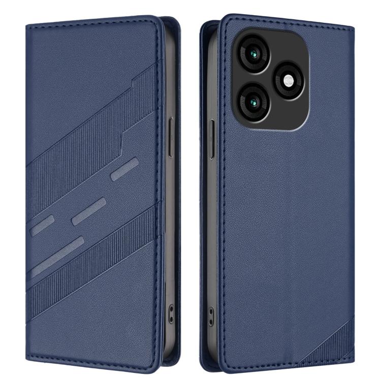 For itel A70 Embossed Multi-functional Wallet Retro Leather Phone Case