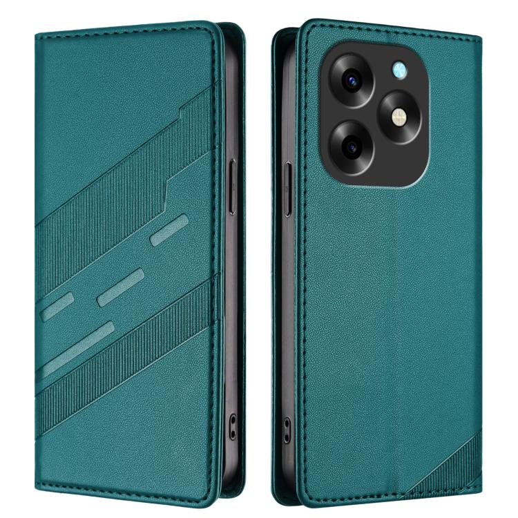 For itel S23+ Embossed Multi-functional Wallet Retro Leather Phone Case