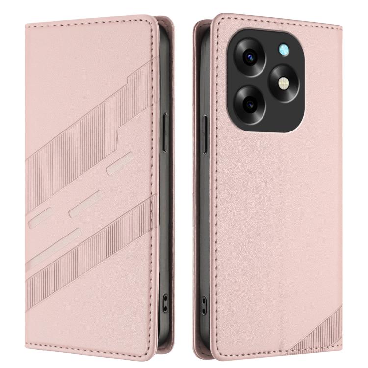 For itel S23+ Embossed Multi-functional Wallet Retro Leather Phone Case