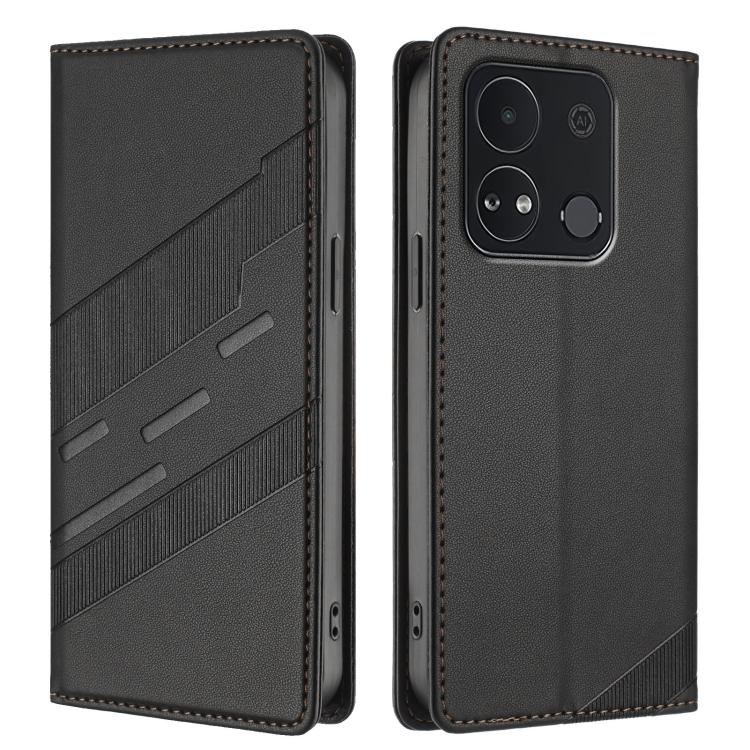 For itel A04 Embossed Multi-functional Wallet Retro Leather Phone Case