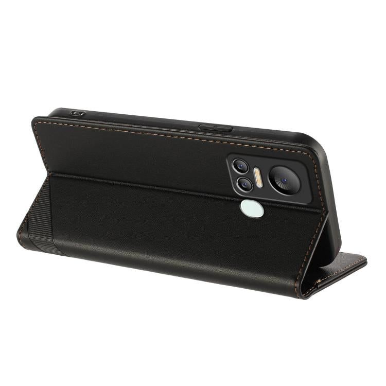 For itel S18 / Vision 5 Embossed Multi-functional Wallet Retro Leather Phone Case