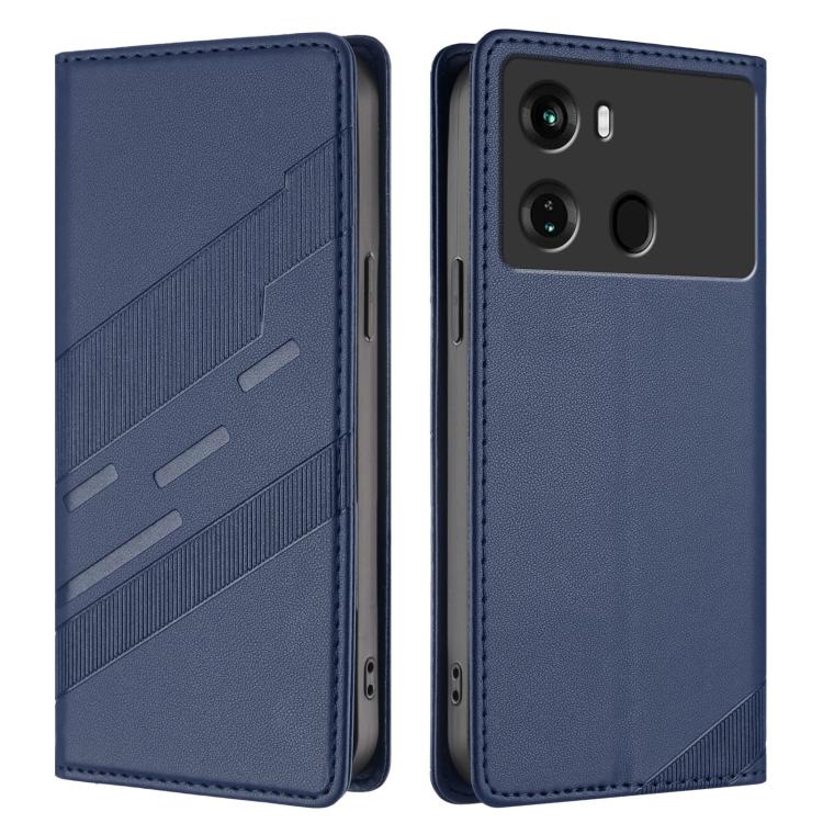 For itel P40 Embossed Multi-functional Wallet Retro Leather Phone Case