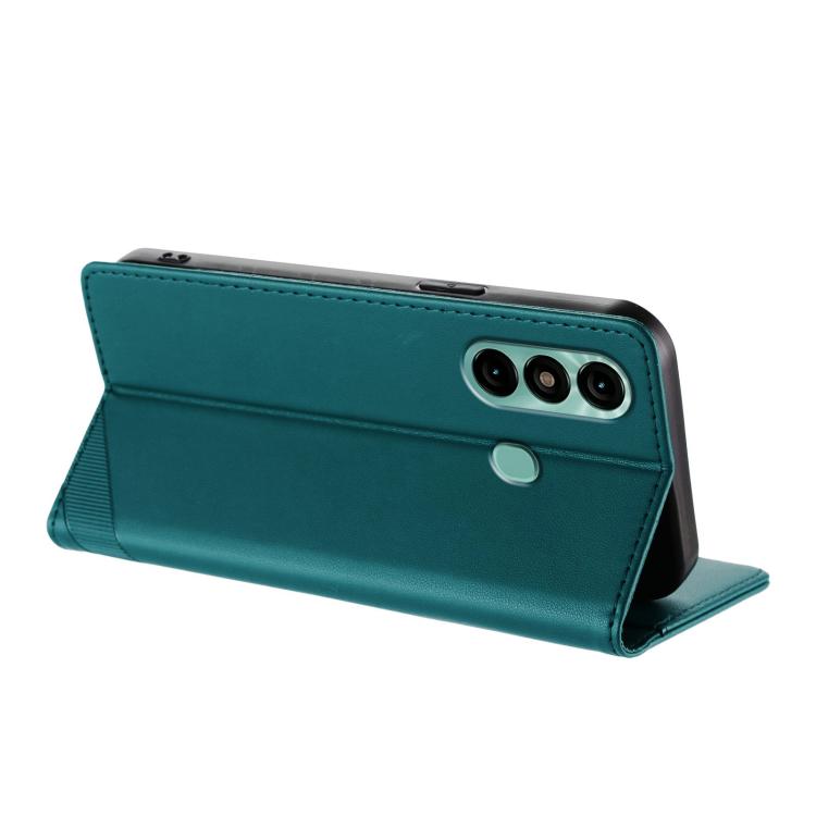 For itel P38 Pro Embossed Multi-functional Wallet Retro Leather Phone Case