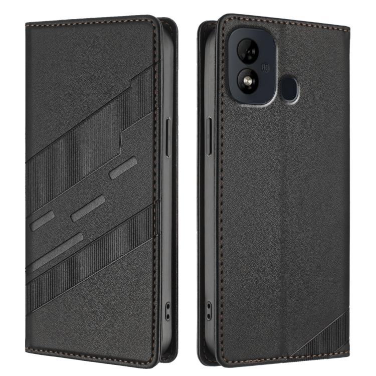 For itel A33 Plus Embossed Multi-functional Wallet Retro Leather Phone Case